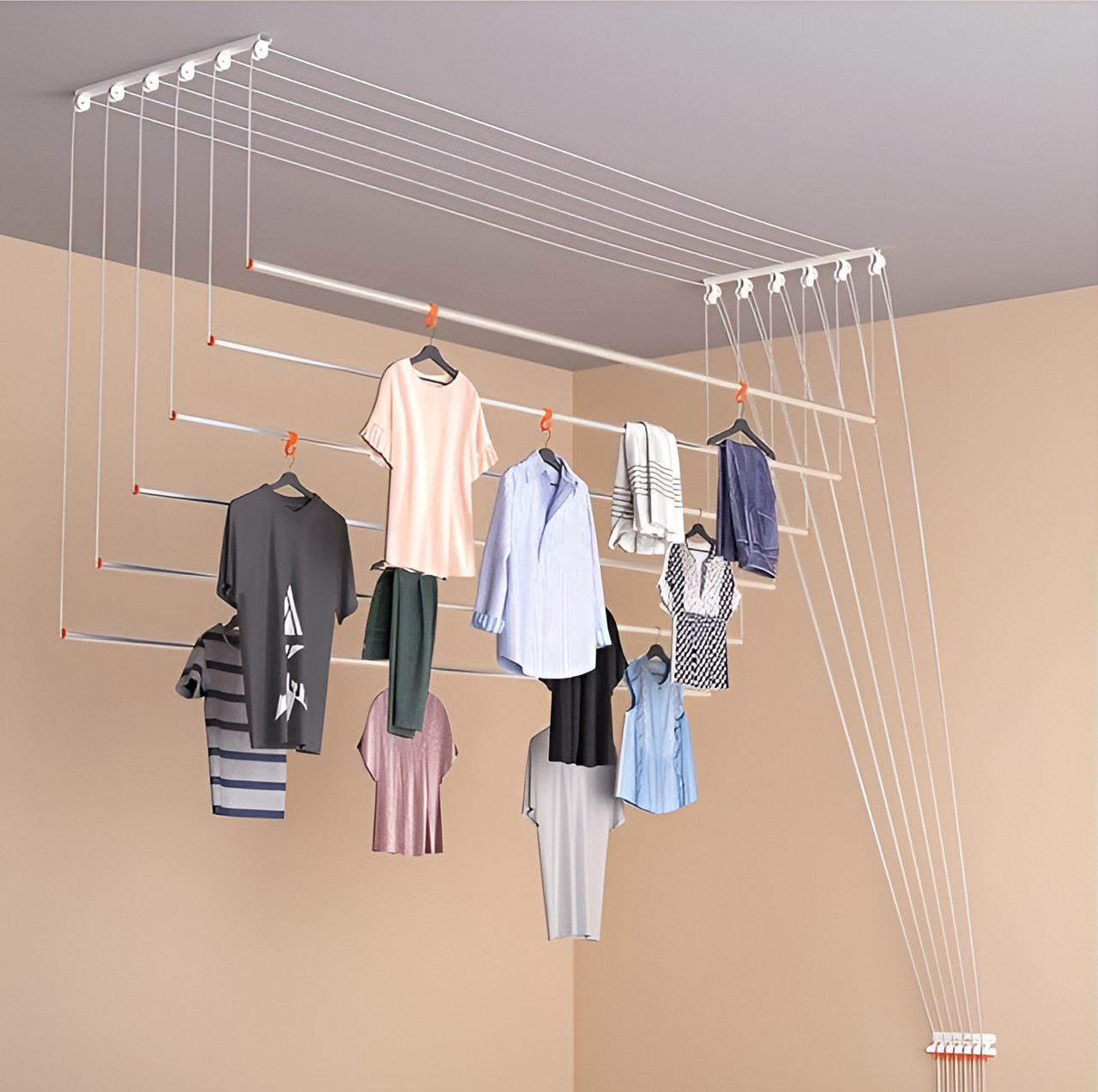 Ceiling Hanger for Drying Clothes
